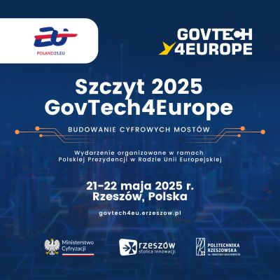 plakat promujący wydarzenie GovTech4EU